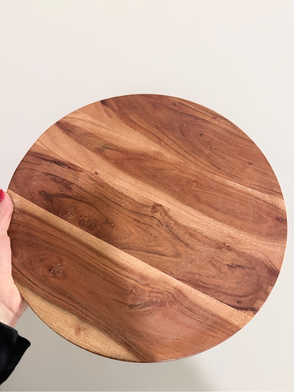 Hearth & Hand Magnolia Round Acacia Wood Charger plate - Natural Brown